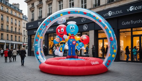 Vitribulle : la vitrine gonflable innovante pour valoriser vos produits